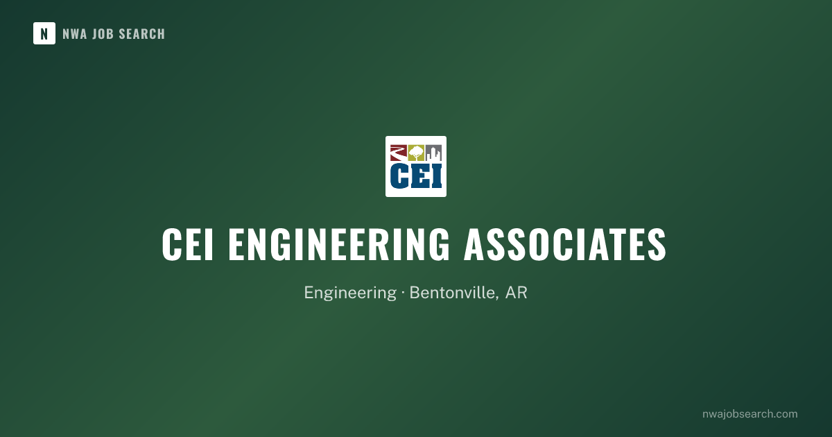 CEI Engineering Associates Jobs & Careers | NWA Job Search